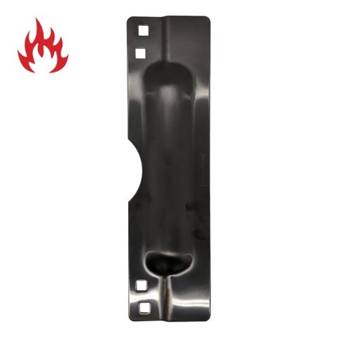 STRIKE SHIELD (Blocker Plate) to suit Locksets (Visible Fix) *Matte Black*