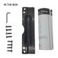 STRIKE SHIELD (BLOCKER PLATE) to suit Cylindrical Locks *Visible Fix* *Matte Black*