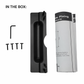 STRIKE SHIELD (Blocker Plate) to suit Locksets (Concealed Fix) *Matte Black*