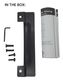 STRIKE SHIELD (BLOCKER PLATE) to suit Narrow Stile Mortice Furniture *Visible Fix* *Matte Black*