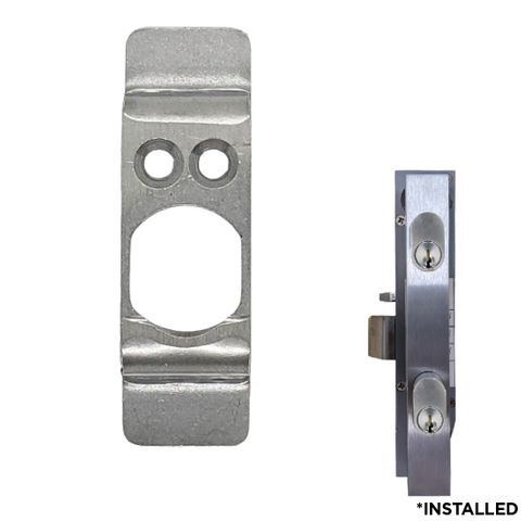 Dual Entry (Double Cyl.) MOUNTING KIT - Suits LOCKTON Narrow Stile Mortice Locks
