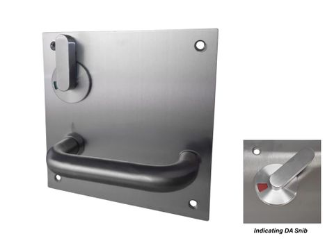 162 SERIES SQ. INTERNAL PLATE INDICATING DA TURN SNIB & LEVER - LEFT