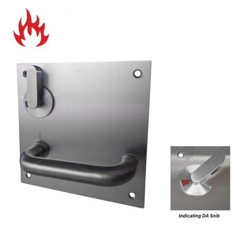 162 SERIES SQ. INTERNAL PLATE INDICATING DA TURN SNIB & LEVER - LEFT