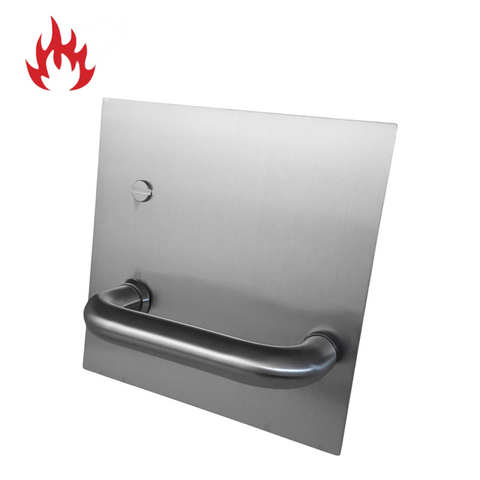 162 SERIES SQ. EXTERNAL PLATE - EMERG. TURN & LEVER - LEFT