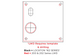 '162 SERIES' DRILL TEMPLATE (Sq. Plate) - For Retrofitting 200 & 202 LWD Furniture