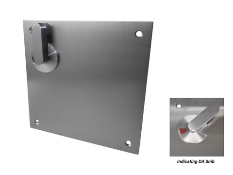 162 SERIES SQ. INTERNAL PLATE (Suit OLD Style 45°) INDICATING DA TURN SNIB ONLY - LEFT