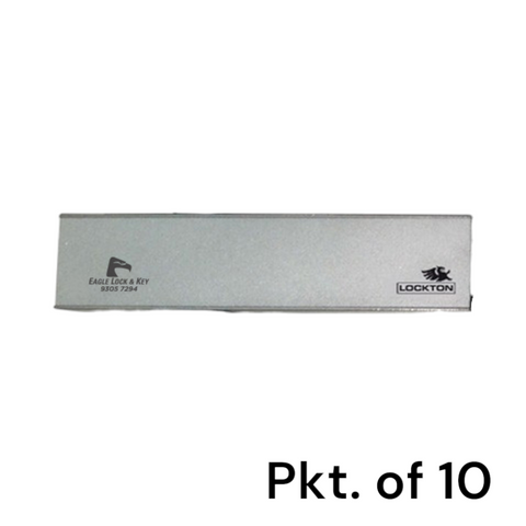 Spare '190 Series' FACE PLATE (BOX OF 10) - Laser Engraved