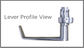 590 Mortice Lock OVAL CYL. ESCAPE LEVER