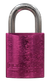 500 Series'  45mm (ALB) PADLOCK 'AL13' *PINK* - S/STEEL SHKL.