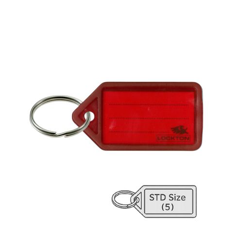 KEY TAGS (VIVID) *Red* - Pkt of 20