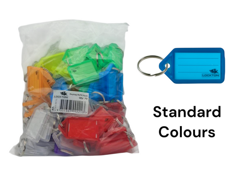 'Refill' KEY TAGS - VIVID Colours - 70 Tags