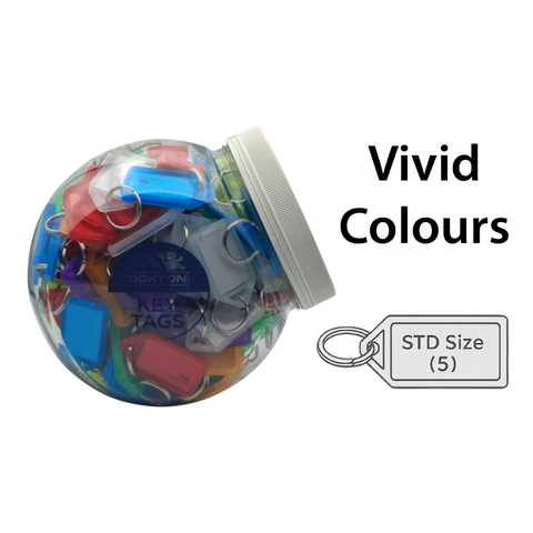 'Jar' KEY TAGS - VIVID Colours - 175 Tags