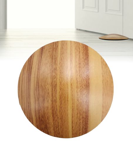 'Essentials' DOOR STOPPER *Wood Grain CHERRY* (Form&Function)  Anti-Slip on Wood, Tiles & Carpet