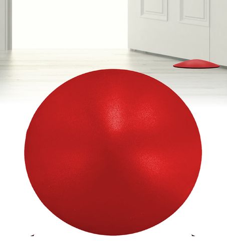 'Essentials' DOOR STOPPER *Vivid RED* (Form&Function)  Anti-Slip on Wood, Tiles & Carpet
