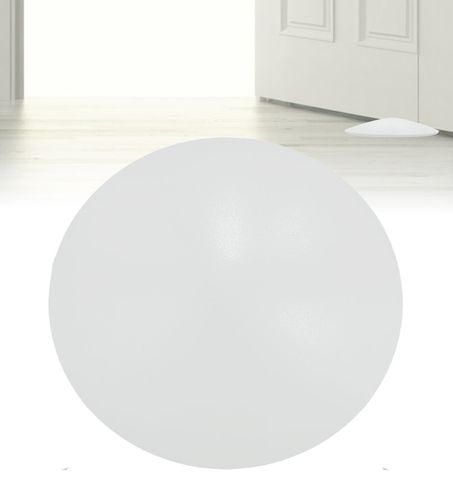 'Essentials' DOOR STOPPER *Vivid WHITE* (Form&Function)  Anti-Slip on Wood, Tiles & Carpet