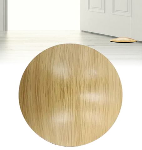 'Essentials' DOOR STOPPER *Wood Grain OAK* (Form&Function)  Anti-Slip on Wood, Tiles & Carpet