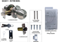 '3000 Series' KNOBSET - DOUBLE CYLINDER SET (70mm B/Set)