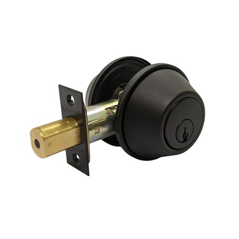 '4000 Series' DEADBOLT - Double Cylinder (60-70mm BSet) *Matte Black*