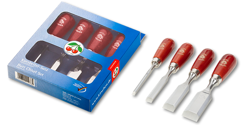 BUTT CHISEL 4-PCE SET  - Display Packed