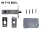 H/Duty PRIVACY BOLT (60mm Backset)  - Suits Round Rose Snibs & Indicators
