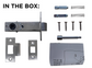 H/Duty PRIVACY LATCH (60mm Backset) - Suits Privacy Furniture Set