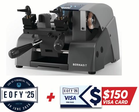 'BERNA' Bit Key DUPLICATOR - Semi-Automatic  EOFY '25 (Valid till 30 JUNE 2025)