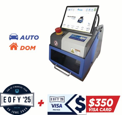 'A9-E' - AUTOMATIC CODE MACHINE (Auto. & Domestic Keys - Tablet)  EOFY '25  (Valid till 30 JUNE 2025)