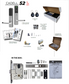 'E-Series' CADELL52 Commercial & Domestic Electronic Lever Lock KIT *Satin Stainless Steel* - Incl. 60mm Mortice Lock (Art. SG-ML60)