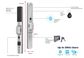 'E-Series' (Euro Narrow Leverset) SMART DOOR LOCK (Hinged Door w/ KNOBS) *Matte Black*