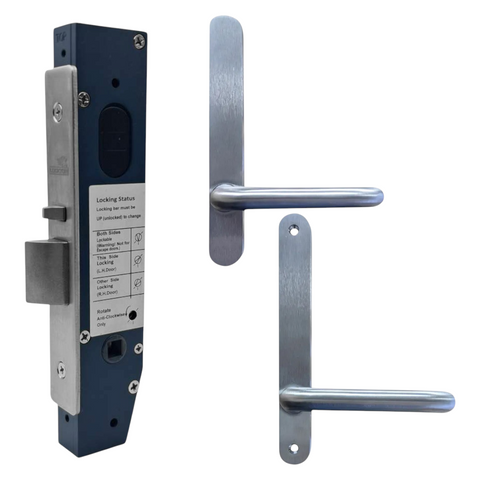 23mm Mortice Lock RND-KIT3 (PASSAGE) - Inc. Lock & RND END Furniture