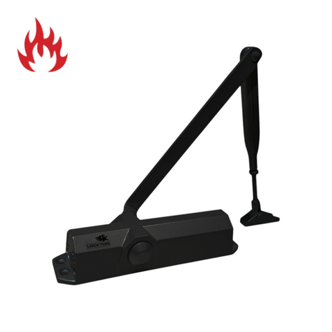 '100 Series' DOOR CLOSER - Rack & Pinion (2/3/4) *MATTE BLACK*