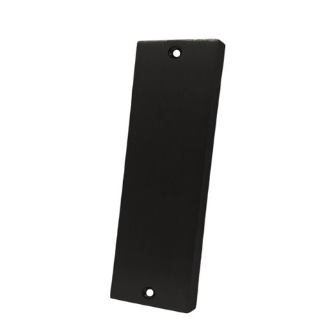 'Square End' - INT PLATE - PLAIN PLATE *Matte Black*