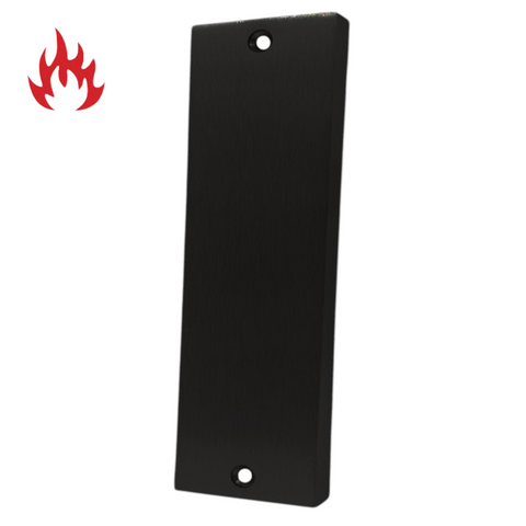 'Wide'  (SQ. END) INTERNAL - Plain Plate *BLACK*