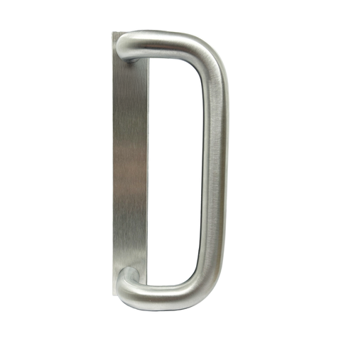 Narrow Stile -  Sq. End - EXT PLATE - OFFSET D HANDLE / PLAIN PLATE (Kit)