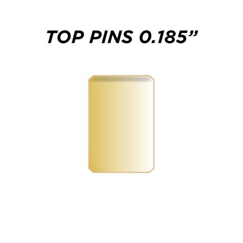 TOP PIN * GOLD* (0.185") - Pkt of 144