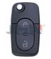 KEY SHELL - 2 Button (Repl. Insert) - Suits AUDI - 05