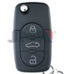 KEY SHELL - 3 Button (Repl. Insert) - Suits AUDI - 06
