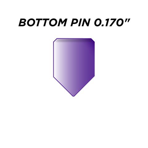 SPEC. INC. BOTTOM PIN *PURPLE* (0.170") - Pkt of 144