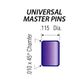 MASTER PIN #2 *RED* (0.030") - Pkt of 144