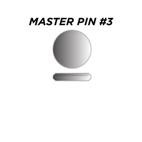 MASTER PIN #3 *SILVER* (0.045") - Pkt of 144
