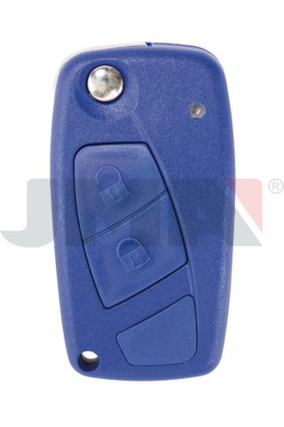 KEY SHELL - 2 Btn + FLIP Blade *Blue* - Suits FIAT (Like: SIP22) - P13