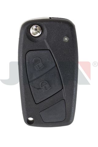 KEY SHELL - 2 Btn + FLIP Blade *Black* - Suits FIAT (Like: SIP22) - P14