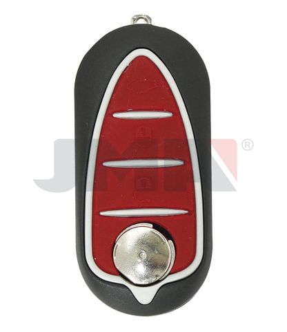 KEY SHELL - 3 Btn + FLIP Blade *Red* - Suits ALFA (Like: SIP22) - P9