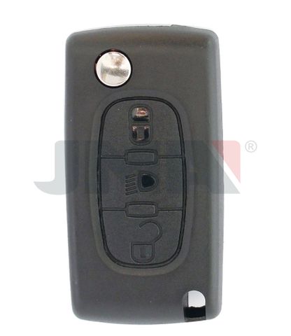 KEY SHELL - 3 Btn + FLIP Blade - Suits CITROEN/PEUGEOT (Like: HU83) - P10