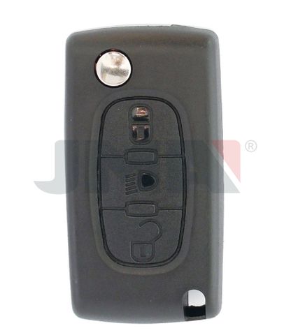 KEY SHELL - 3 Btn + FLIP Blade - Suits CITROEN/PEUGEOT (Like: HU83) - P10