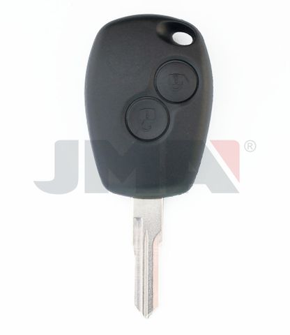 KEY SHELL - 2 Btn + Fixed Blade - Suits RENAULT (Like: VAC102) - P9