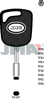 Transponder KEY - FORD (Like: FO21 / FD3P)