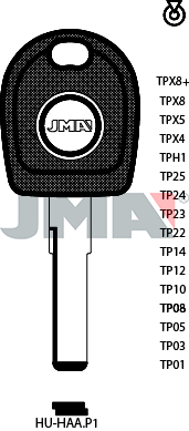 Transponder KEY - VW (Like: HU66)