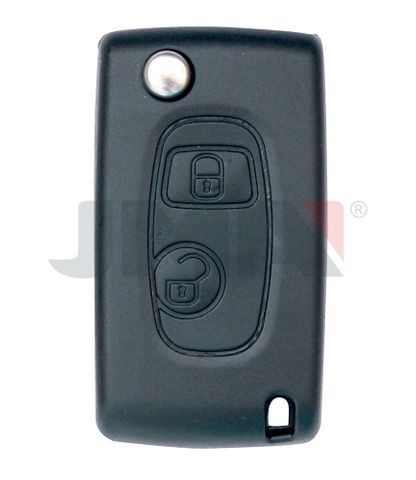 KEY SHELL - 2 Btn + FLIP Blade - Suits CITROEN/PEUGEOT (Like: SX9) - P5