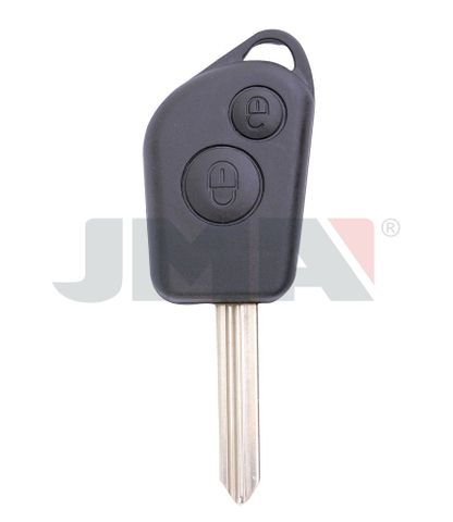 KEY SHELL - 2 Btn + Fixed Blade - Suits CITROEN/PEUGEOT (Like: SX9) - P6